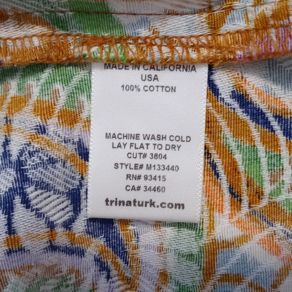 🧡Mr. Turk🧡 - Multicolor Paisley Print Jacquard Cotton Short - Picture 9 of 14